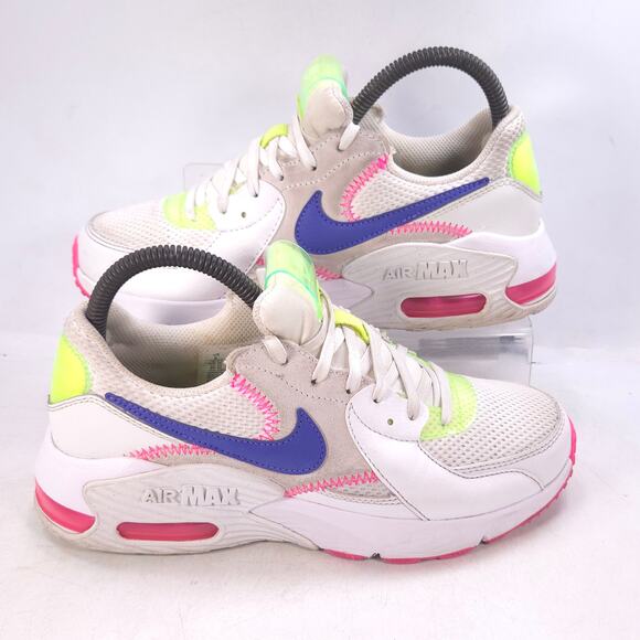 Nike Air Max Ecee Athletic Lace Up Shoe Womens Size 6 DD2955-100 White - Picture 6 of 10